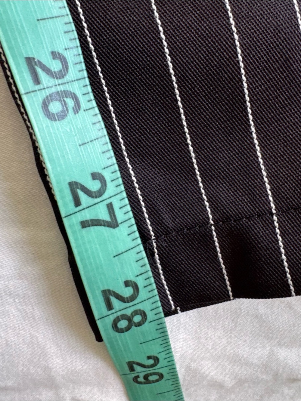 SHEIN Black Pinstripe women Dress office siren Pants - Picture 5 of 5